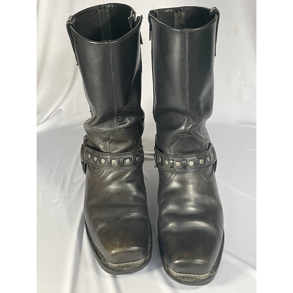 Harley-Davidson Motorcycle Boots Men's Sz 12 Wolverine 95324 Zippers
